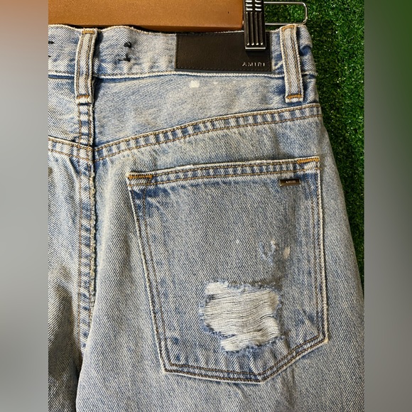 NWT Women’s Amiri Straight, Bleached Out Indigo - Picture 8 of 9